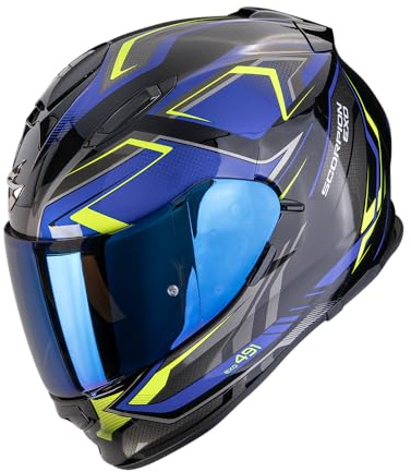 SCORPION EXO-491 ZUMO Black-Blue-Neon Yellow S