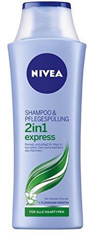 Nivea Shampoo & Pflegespülung 2in1 Express, 3er Pack (3 x 250 ml)