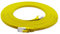 10m - CAT7 cable de red plano amarillo - 1 pieza 10 Gbit/s Cables de red Gigabit LAN piso flaco cable Patch compatible con compatible con CAT5 CAT6 CAT7 CAT8 Cat8 cinta Lan cable