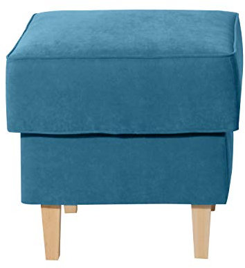 Max Winzer Hocker Lorris Veloursstoff Petrol