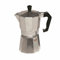 Karl Kruger 501 Aluminum Espresso Maker Square with Silicone Sealing Ring, 3 Cup, Aluminium, Silver