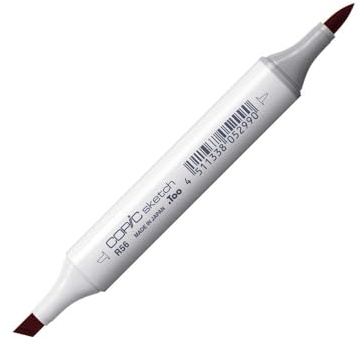 Copic Sketch Coloured Marker Pen - (R-56) Currant, For Art & Crafts, Colouring, Graphics, Highlighter, Design, Anime, Professional & Beginners, Art Supplies & Colouring Books