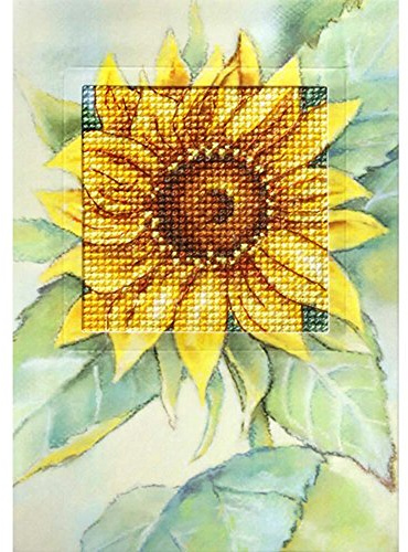 Orchidea Sunflower Card Cross Stitch Kit