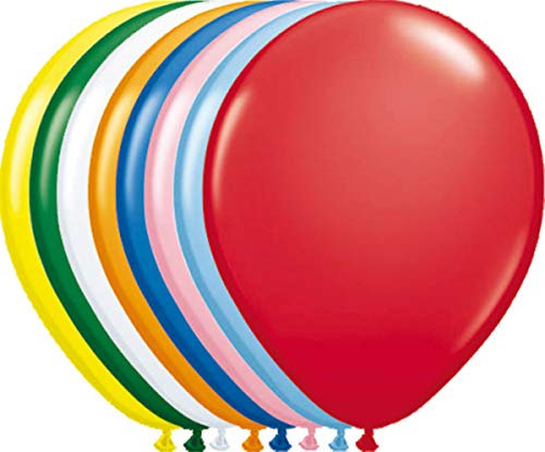 Folat Bunte einfarbige Luftballons 50er Pack