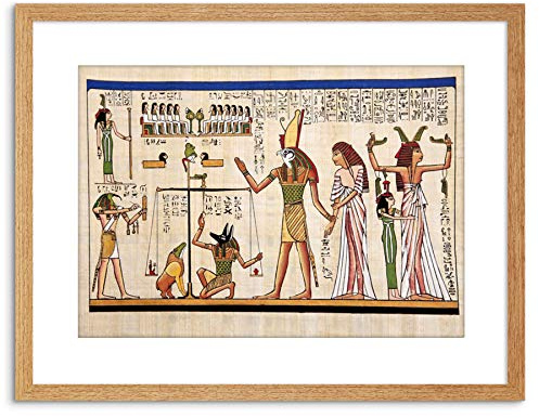 Wee Blue Coo Wandbild, Motiv: ägyptischer Heiroglyphen, Horus Thoth Anubis