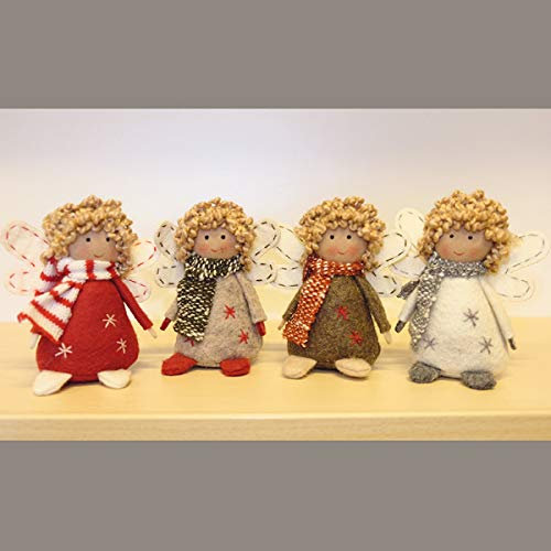 Raebel - Dekoartikel - 4er Set Engel - bunt - Höhe ca. 9 cm - (ca.9 cm)