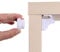 KIDIMAX® Magnetisches Schrankschloss, unsichtbare Kindersicherung für Schrank und Schubladen, ohne Bohren und Schrauben, Sicherung, Türschloss - 5 Schlösser + 1 Schlüssel