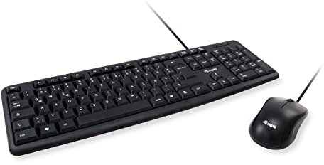 COMBO TECLADO + MOUSE USB EQUIP LIFE COLOR NEGRO