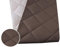 Kunstleder Gesteppt Möbel Textil Meterware Polster Stoff PU - Möbelstoff (Dunkelbraun 928)