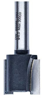 Drillcraft HM Nutfräser 20mm Schaft 8mm, 2 Schneiden, Wolframcarbid, Holzfräser, Oberfräse, Nut