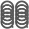 Spesh 10 Pcs Jar Seals Replacement 93x68mm Silicone Sealing Gaskets Airtight Rubber Seal Rings for Clip Top Jars 0.35/0.5/1/1.5/2 Litre(Grey)