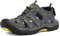 GRITION Sandalias de Senderismo Hombre, Deportivas Verano Trekking Punta Cerradas Playa Exterior, Ajustable Antideslizantes Zapatillas Casuales Caminar Agua Calzados Gris Amarillo 41EU