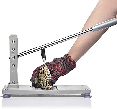 KDOQ Set di Strumenti per Aprire Le ostriche Oyster Shucker con ostriche in Acciaio Inossidabile Set di Strumenti per ostriche Shucker, Macchina per Aprire Le vongole delle ostriche