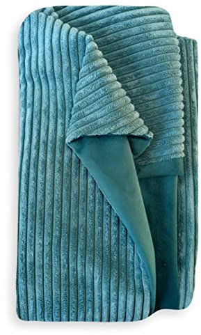 4L Textil Molly Kuscheliges Hundebett Bezug abnehmbar und waschbar Hundekorb mittelgroße Hunde Hundekissen flauschig Hundekörbchen Hundesofa (Ersatzbezug(80x60 cm), Türkis)