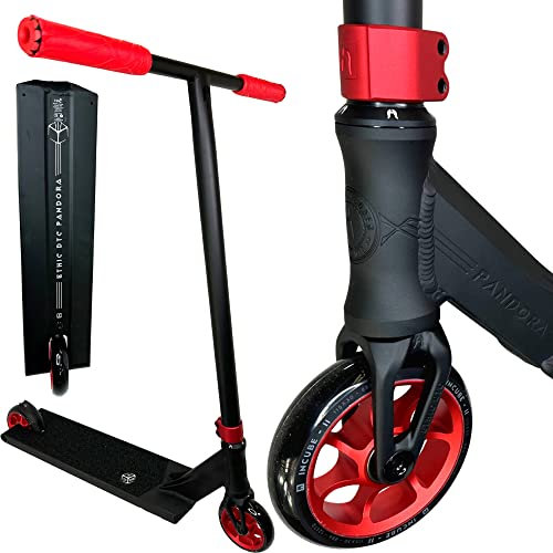 F26 Ethic DTC Erawan I Pandora I V2 Stunt-Scooter I Höhe 80-90cm I Leichter I Park I Hybrid I Street I Tret I Trick I Kinder I Roller I Lightweight I Freestyle (Pandora, Rot, M 85cm)