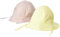 NAME IT Baby - Mädchen Nmfzanny 2p Uv Hat W/Earflaps Schirmmütze, Double Cream/Detail:1x Double Cream/1x Rose Smoke, 46-47 EU