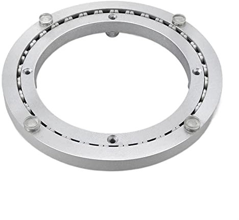 Schwerlast Kugellager 250 300 400 500mm Lazy Susan Drehplatte Drehlager Drehscheibe Tischplatte, 360° Drehbar Drehplatte Aus Aluminium Für Esstisch TV Monitor Küche Garage Bar
