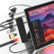 Surface Pro 9 11 10 Hub Docking Station,Surface Pro 9 Adapter mit 4K HDMI,Thunderbolt 4(8K-Video+40G Daten+100W Aufladen),2XUSB 3.0,SD/TF Kartenleser,3,5mm-Audio,dreifaches Display für Surface Pro 9