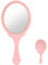 Handspiegel Mit Griff Rosa, Handspiegel, Handspiegel Klein, Friseurspiegel, Reisespiegel, Vintage Spiegel, Makeup Spiegel, Schmink Spiegel, für Damen, Mädchen, Reisen, Home, Office, Reisenutzung
