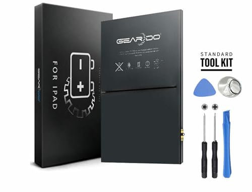 Premium Geardo Battery for iPad Air 2 Replacement 7340mAh CE ROHS Certify Plus Tools