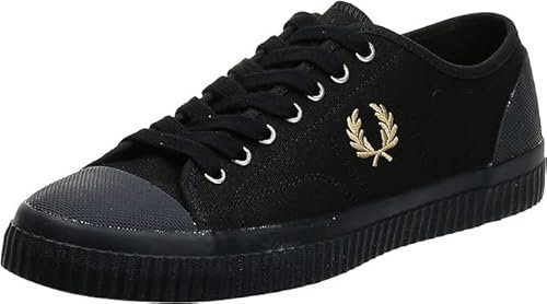 Fred Perry Herren B8321 Sneaker, Schwarz , 36 2/3 EU