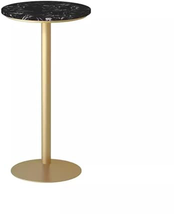 Runder Bartisch, Theken-Bistro-Pub-Tische mit fester Tischplatte und stabilem Sockel, runder Cocktailtisch für Zuhause, Büro, Esszimmer und Küchenschreibtisch, Beistelltisch für den Außenbereich ( Siz