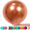 36 Zoll Riesen Luftballons, 6 Stück Groß Luftballon, 90CM Latex Grosse Luftballons Dekoration für Hochzeit Geburtstag Taufe Babyparty Kindergeburtstag Karnevals Deko (roségoldener)
