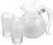 BESTonZON 1 Satz Saftmilchglaskrug Miniatures Milk jug Dollhouse Accessories Miniaturdekoration Dollhouse Furniture Wasserkocher Miniatur-Food-Modell Mini- -Küchendekor Harz Weiß