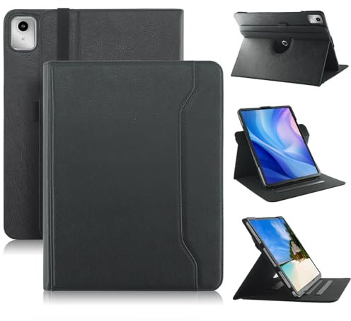 Xuanbeier Funda giratoria de 360° Compatible con Redmi Pad Se y Lenovo Tab M11 TB330/TB331 11 2024 Funda Protectora giratoria con Encendido/Apagado automático,Negro