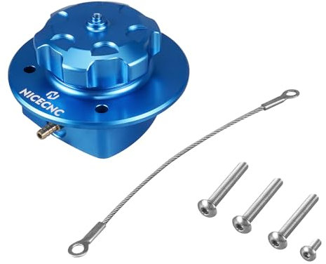 NICECNC Blau Motorrad Kraftstofftank Öl Tankdeckel Abdeckung Compatible with GasGas 700 Enduro & Supermoto 2022-2024, Kraftstofftankfüller Compatible with Husqvarna 701 Enduro & Supermoto 2016-2024