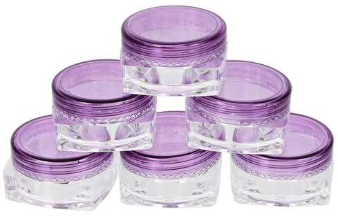 SHERCHPRY 24Pezzi Barattoli Vuoti Ricaricabili Contenitori Per Viaggio Per Crema Unguenti