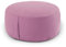 Amago home Yogakissen Bodenkissen rund H 14xø31 cm mit Buchweizenschalen Meditationskissen Sportkissen Farbe lila - Orchidee