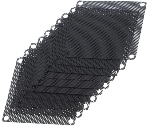 Happyyami 10 Stückpc Lüfter Staubfilter 7x7cm Wiederverwendbares Mesh Netz PVC Staubdicht Abnehmbar für Computergehäuse und Gehäuselüfter
