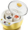 Wasd3Pods Yogurtiera Digitale da 20w con 4 Vasetti - Macchina Elettrica, Compatta, in Acciaio Inox con Display a LED E Timer, Contenitori in Vetro da 1000 Ml/Vasetti per Yogurt
