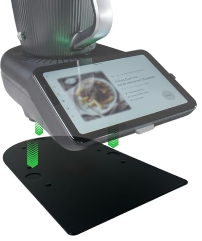Leckerhelfer® Premium Gleitbrett für Thermomix TM7 (schwarz) | Made in Germany, perfektes Zubehör passend für den Thermomix, praktisch, stabil & passgenau