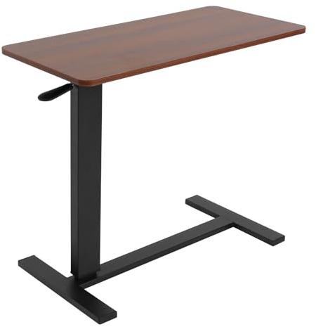 innytund Laptopständer 66-94cm Höhenverstellbarer Beistelltisch mit Rädern, Klappbarer Pflegetisch Drehbar Laptopständer Mobiler Stehtisch für Bett Sofa Wohnzimmer Schlafzimmer