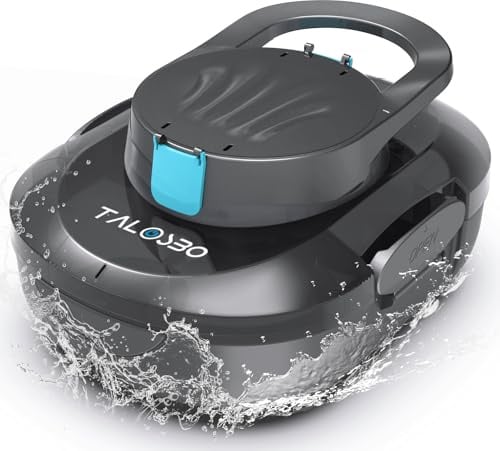 TALOSBO S1PRO 2026 Upgrade Poolroboter mit 120 Min Automatisch Reinigungszeit, Poolsauger Akku mit Dual-Motoren, 2,5H Ladezeit, Leichter Poolreiniger für Oberirdische Pools bis 100 m²