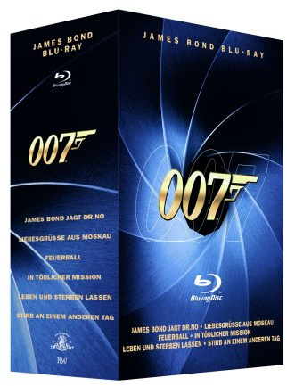 James Bond - Box Vol. 1+2: Jagt Dr. No/Liebesgrüsse aus Moskau/Feuerball/Leben und sterben lassen/In tödlicher Mission/Stirb an einem anderen Tag [Blu-ray]