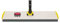 Rubbermaid Commercial Products FGQ57000YL00, 24.1-Inch HYGEN Quick Connect Squeegee Single Sided Mop Frame - Yellow
