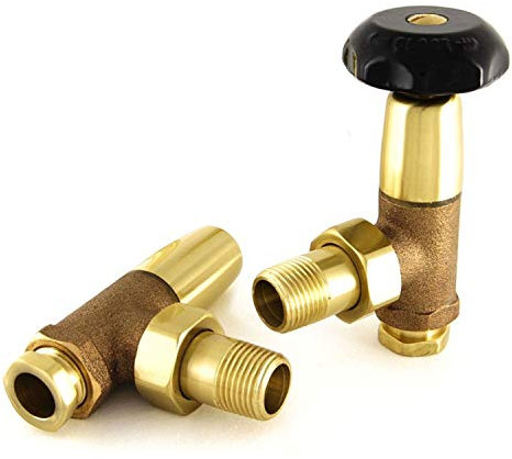 Traditional Bradley Brass Bronze Radiator Valve (pair)