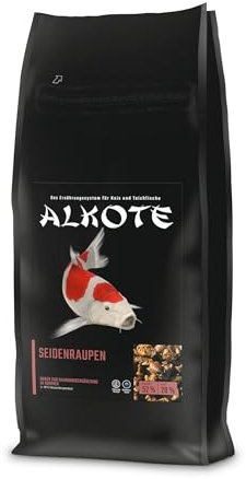 AL-KO-TE, Snack zur Nahrungsergänzung für Kois zum Hauptfutter, Seidenraupen, 1,5 kg