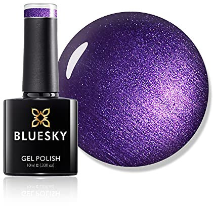 Bluesky Gel Nail Polish, Purple Grape 80551, Dark, Long Lasting, Chip Resistant, 10 ml (Requires Drying Under UV LED Lamp)