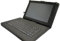 Funda con Teclado QWERTY en español (Incluye Letra Ñ) para Tablet Bq Aquaris M10 10.1 Quad Core - Negro