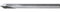 KYOCERA CMM-3937.120 Einwinkel-Fasenfräser, Hartmetall, 120 Grad, unbeschichtet, 2 Rillen, 10 mm Schnittdurchmesser, 2,8 mm Schnittlänge, 60 mm Länge, 10 mm Schaftdurchmesser