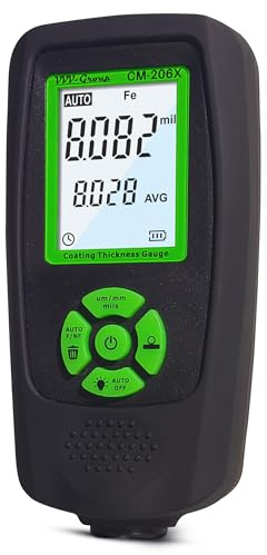 Coating Thickness Gauge CM-206FN Digital Paint Meter/Best for Automotive Paint Thickness Measurement (Resolution 0.001mils)