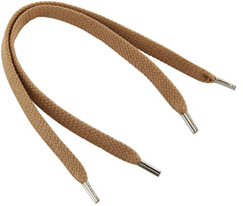 REMA 1 Paar Schnürsenkel Camel - flach - ca. 6-7 mm breit von 20 cm - 300 cm