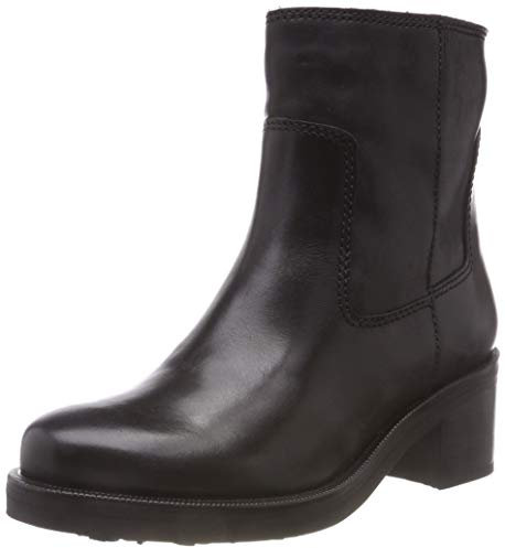 Hilfiger Denim Essential Leather Biker Boot, Stivali da Motociclista Donna, Nero (Black 990), 42 EU