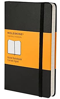 Moleskine Notizbuch P/A6, Liniert, Hard Cover, Schwarz