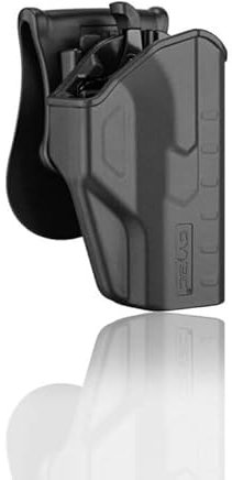 CYTAC Level II Thumb Release Holster | passend für Beretta APX Full Size 9 mm / .40 Kal | T-Thumb Smart Serie | CY-TQAPX Schwarz