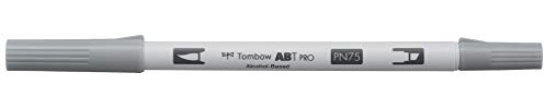 Tombow ABTP-N75 Alkoholbasierter Marker ABT PRO zwei Spitzen cool gray 3, 1 stück (1 erPack)